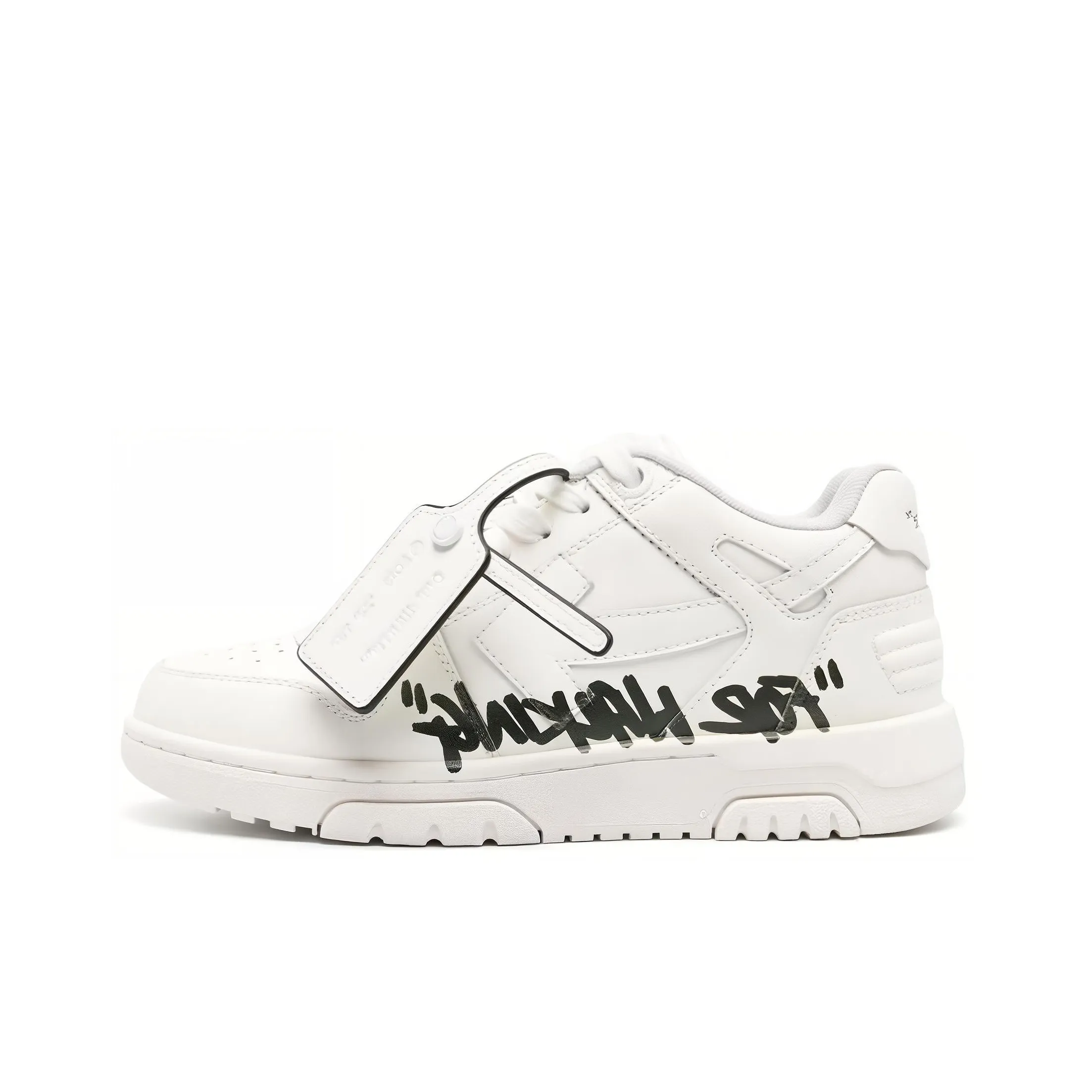 OFF WHITE Skateboard Shoes Women's Low Top White