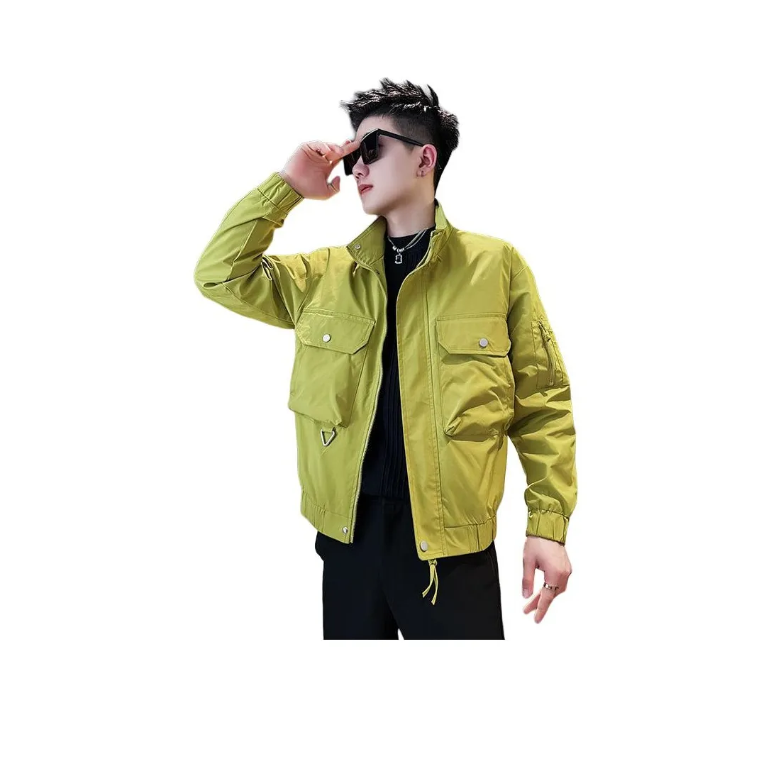 AWAO Неоновый зеленый унисекс куртки