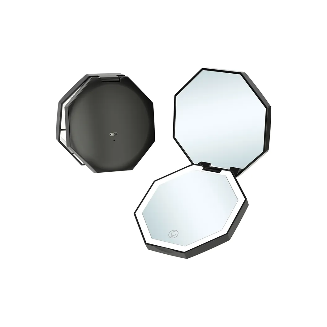 PureLove Портативный Зеркало для макияжа с ручным дизайном и светодиодной полосой Wa Lights Зеркала для макияжа