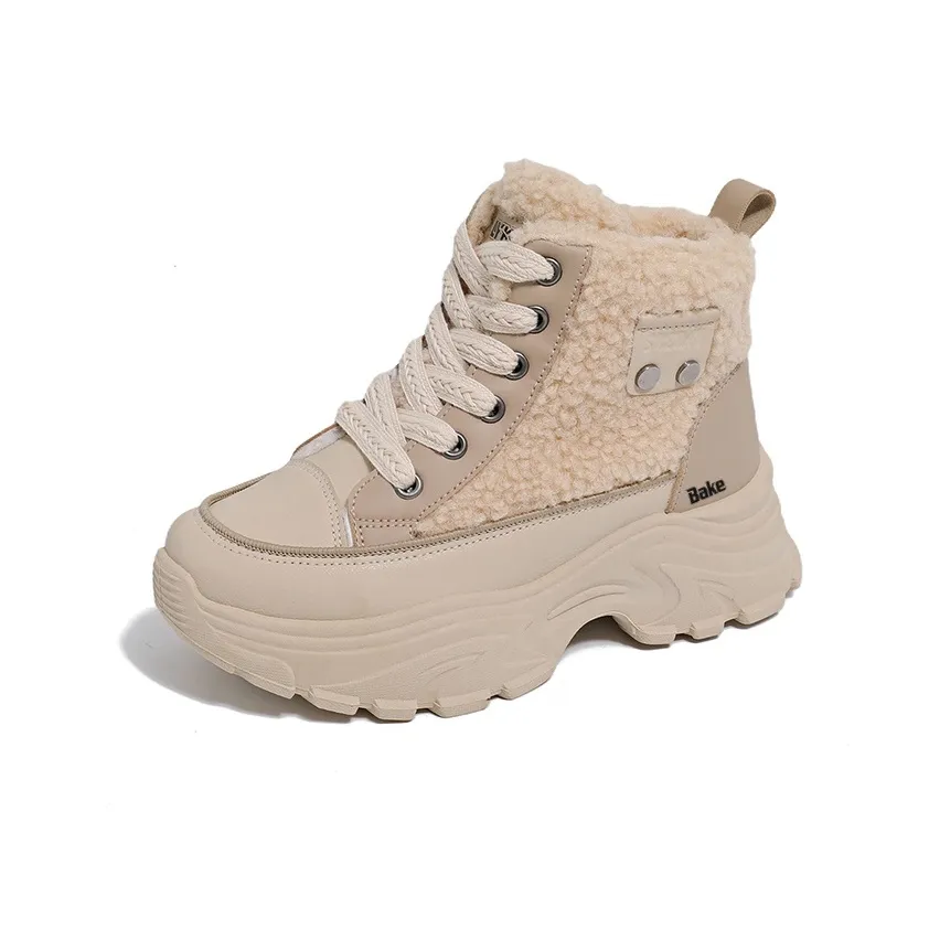 Bake Толстая подошва Высокие кеды Женские