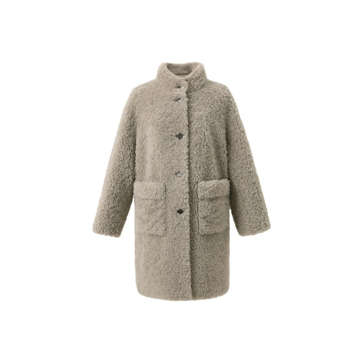 3COLOUR Светло-серый зеленый Женские меховые изделия