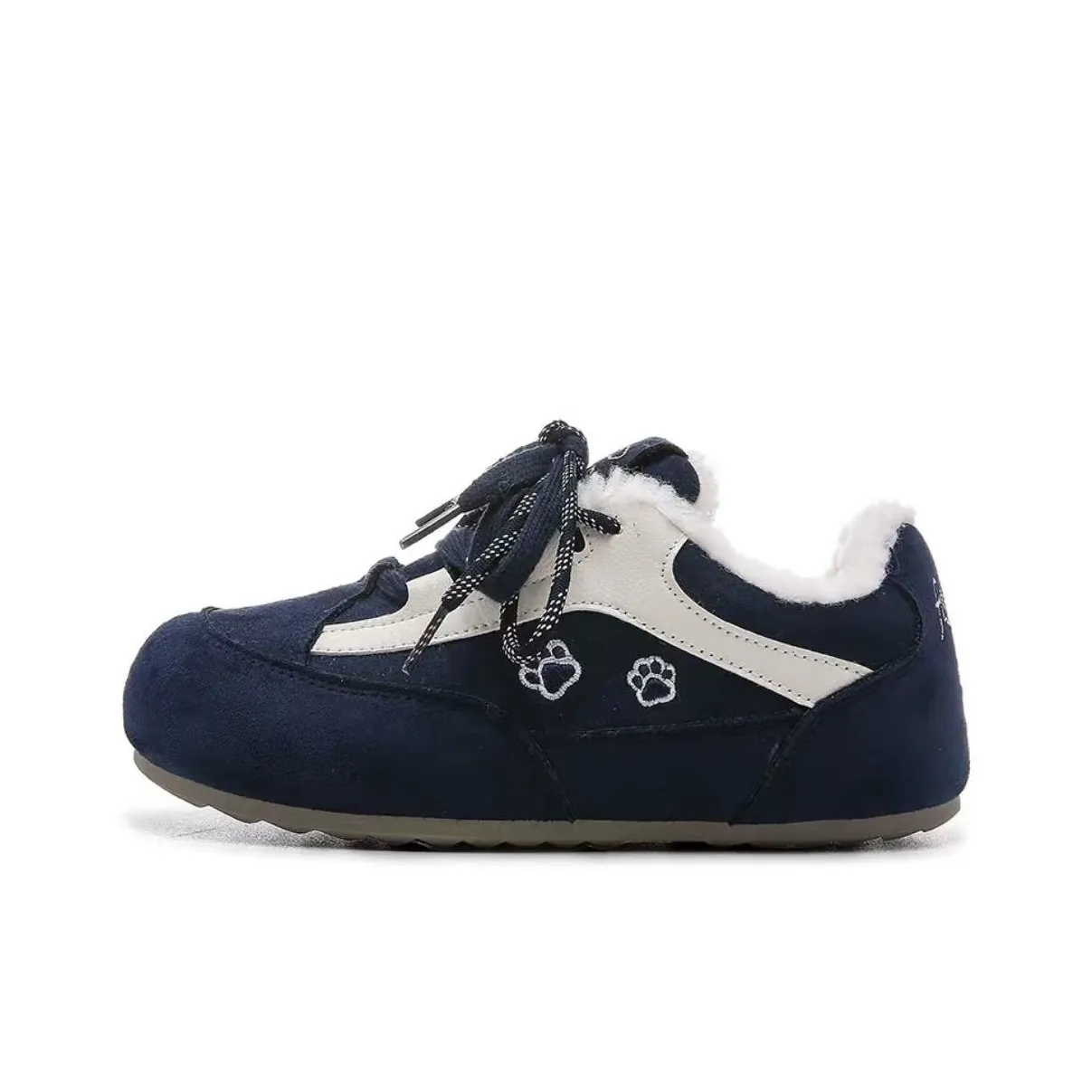 SHUMO Термическое покрытие Легкий Дышащий Противоскользящий Низкий Топ Повседневная обувь Женская Темно-синий