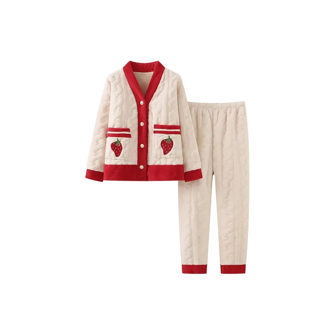 J TOO Клубничный комплект пижам для женщин