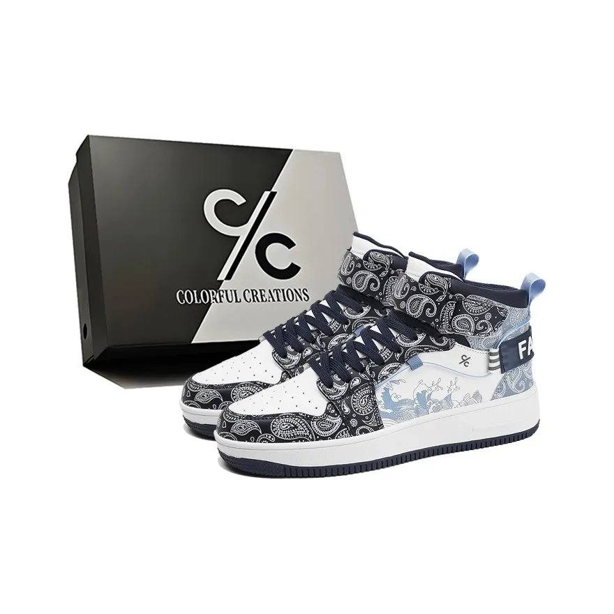 Colorful Creations Скейтборд Кроссовки Высокие Унисекс