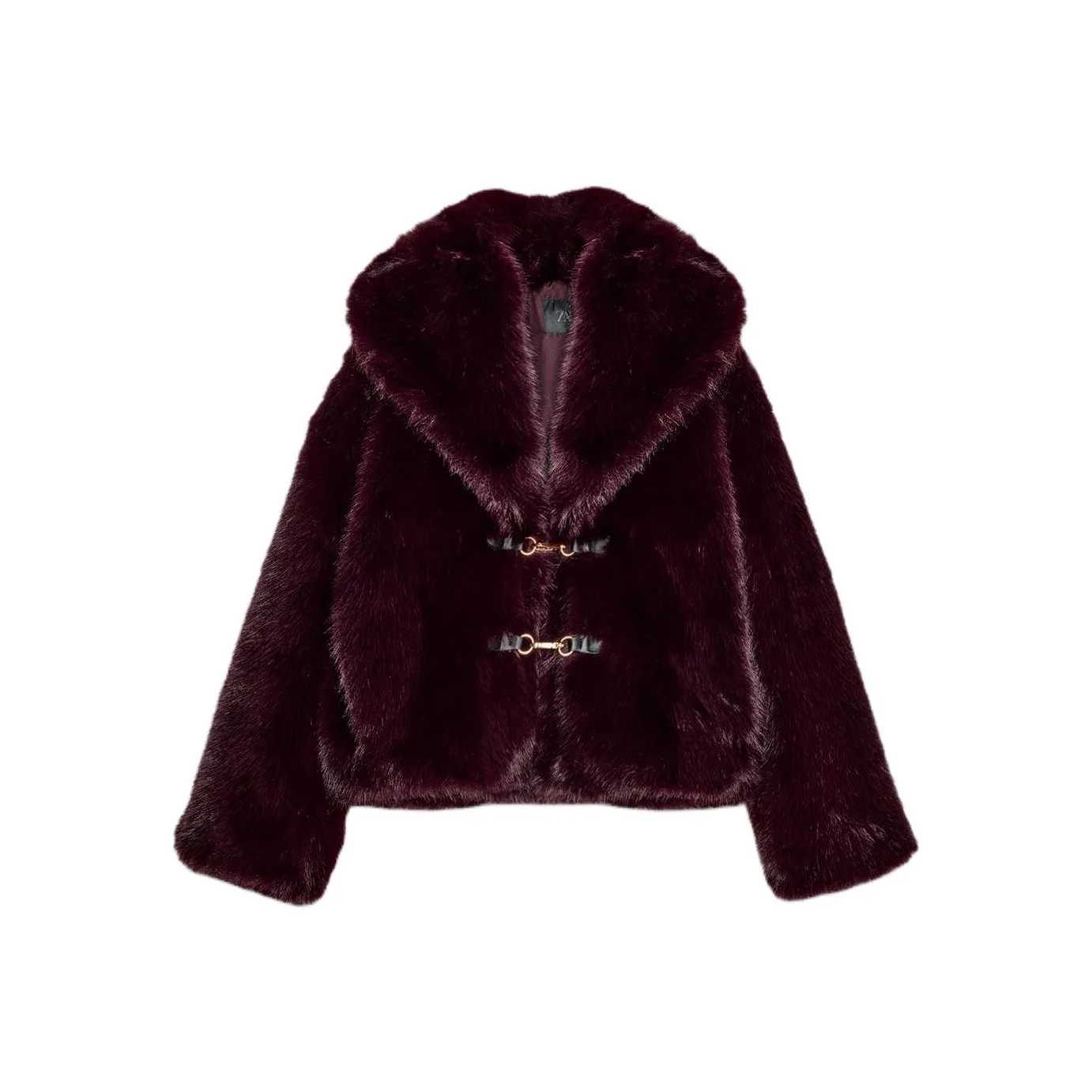 ZARA Бордовый Красный Женский Бархатный Куртки