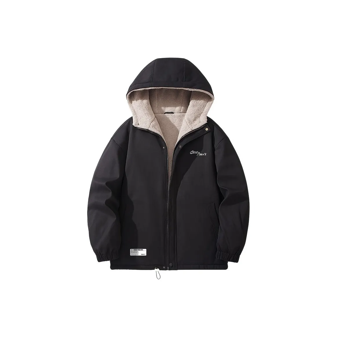 Herbal Primer Черный флис с подкладкой Унисекс куртки