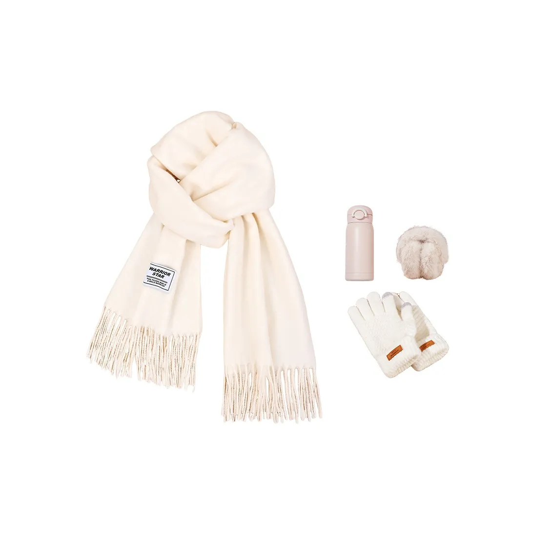 Warrior Полиэстер Плюшевая пряжа Шарф Шаль Женские