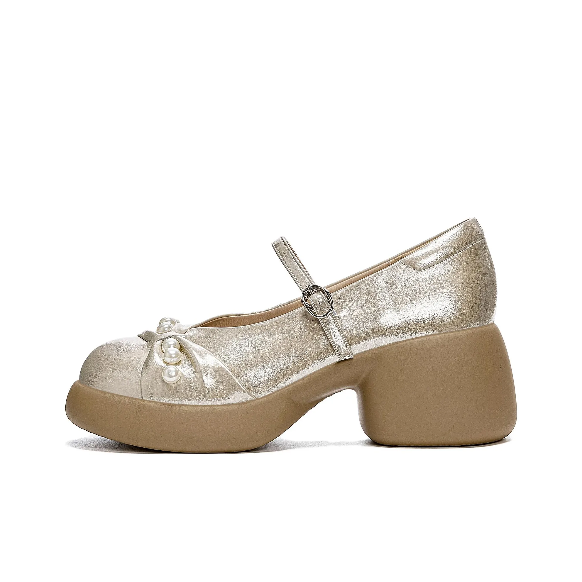 Daphne Платформа Mary Jane Туфли с высоким каблуком Женские