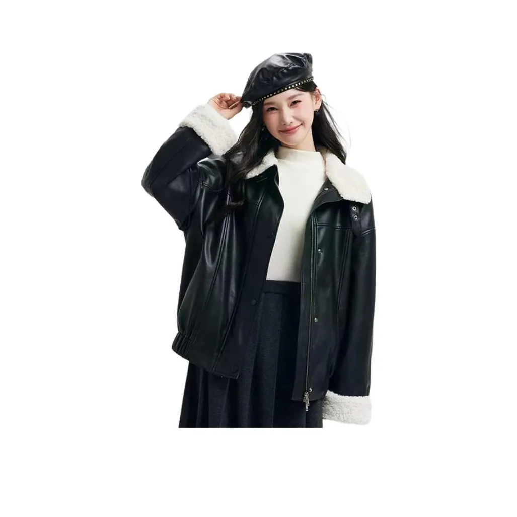 Dajia Poetry Женские Кожаные Куртки