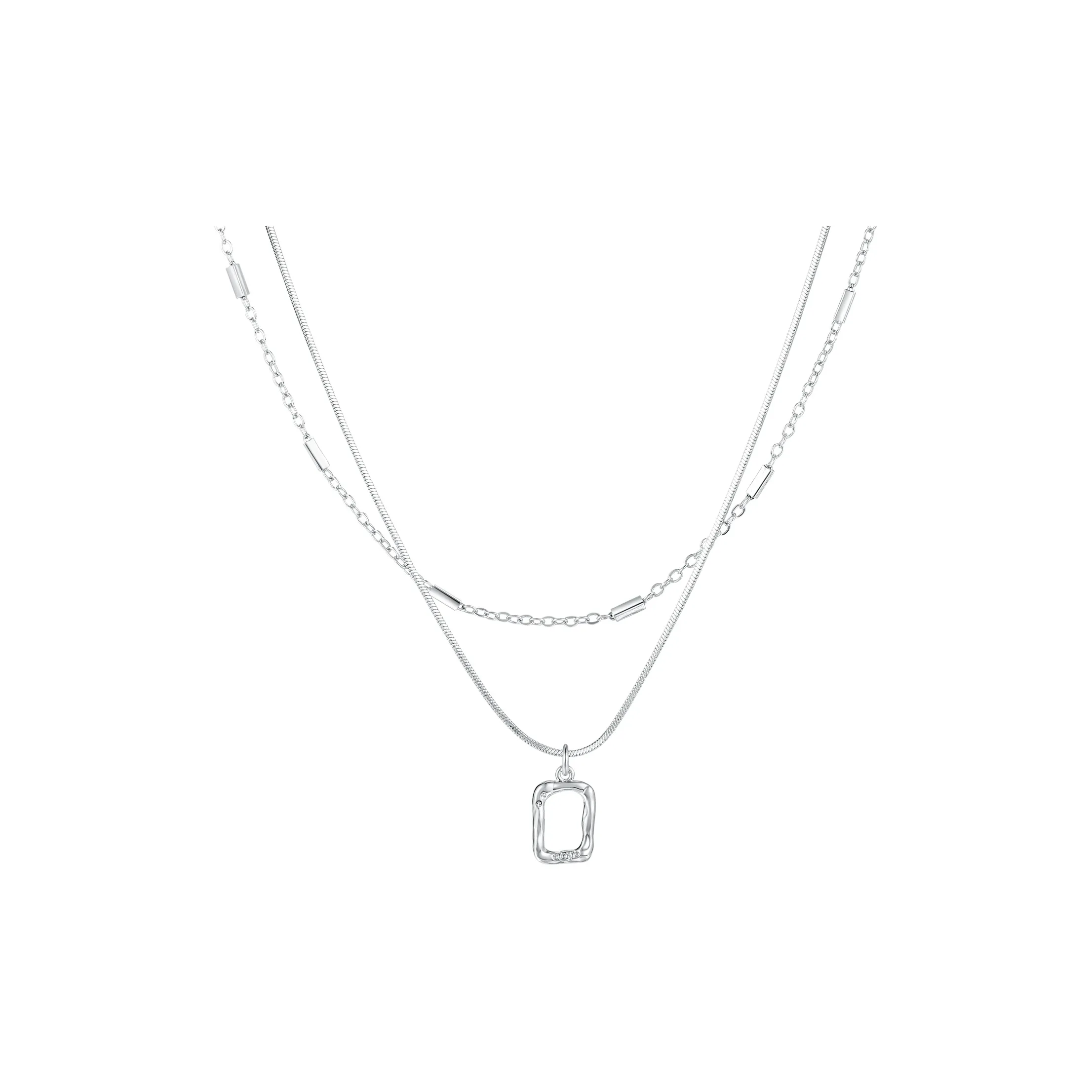 Abyb Charming Серебристо-Золотые Ожерелья Унисекс