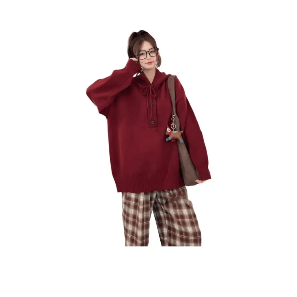 YEARNED Красный Женский Трикотаж