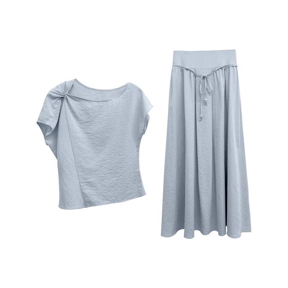 MIMIZI Синий Женские Комплекты с Юбкой