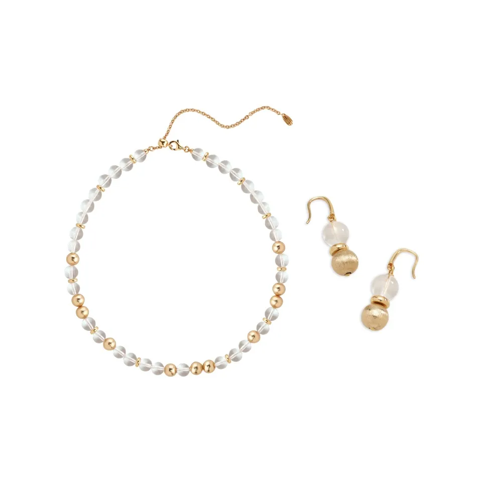 Retro Chic Брасс Золото-Покрытие Кристалл Ожерелья Женские