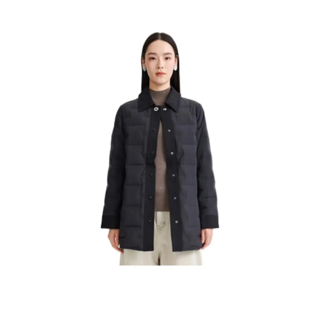 Feathered Object Премиум Черный Женские Пуховики