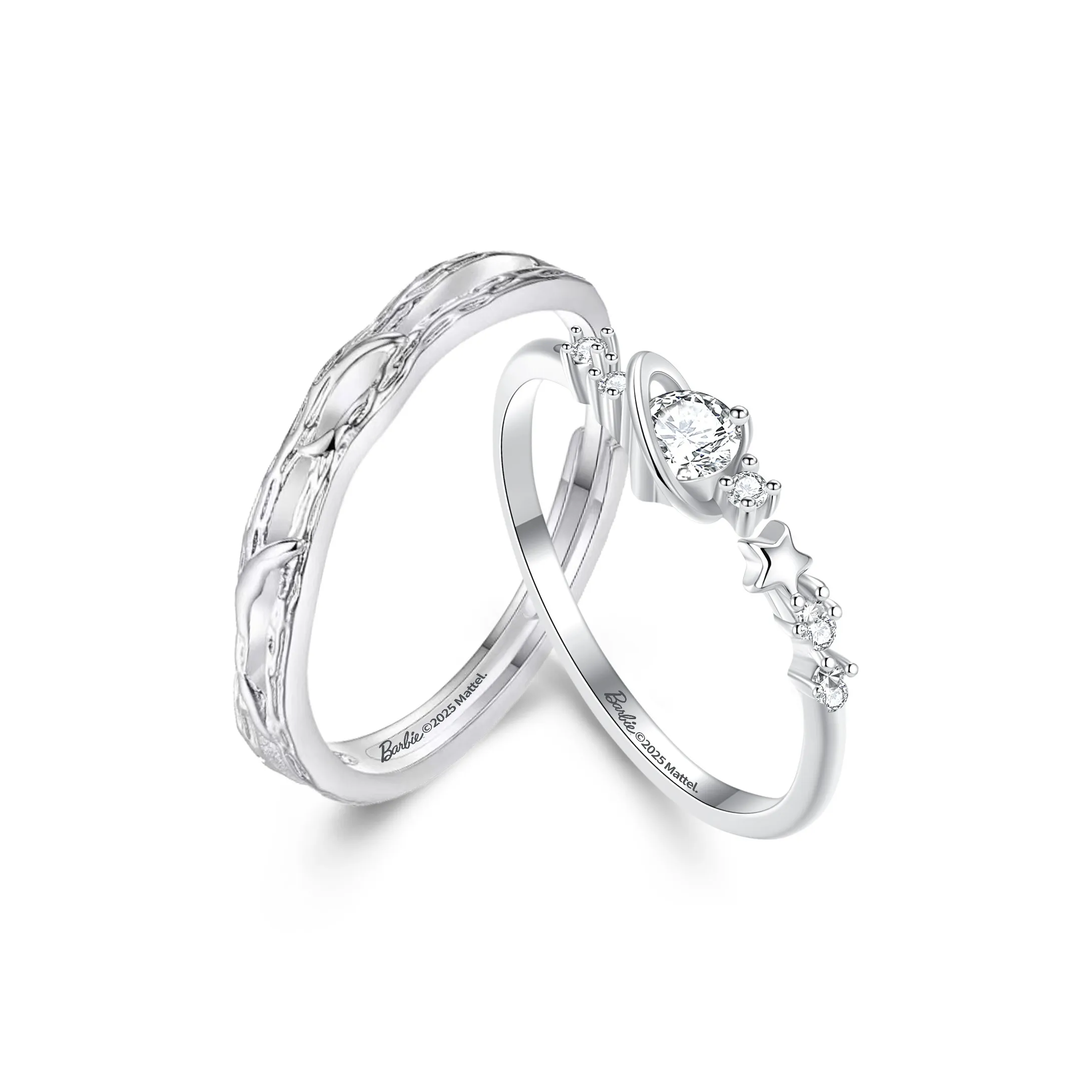 Барби Синтетический кубический цирконий Кольца Унисекс