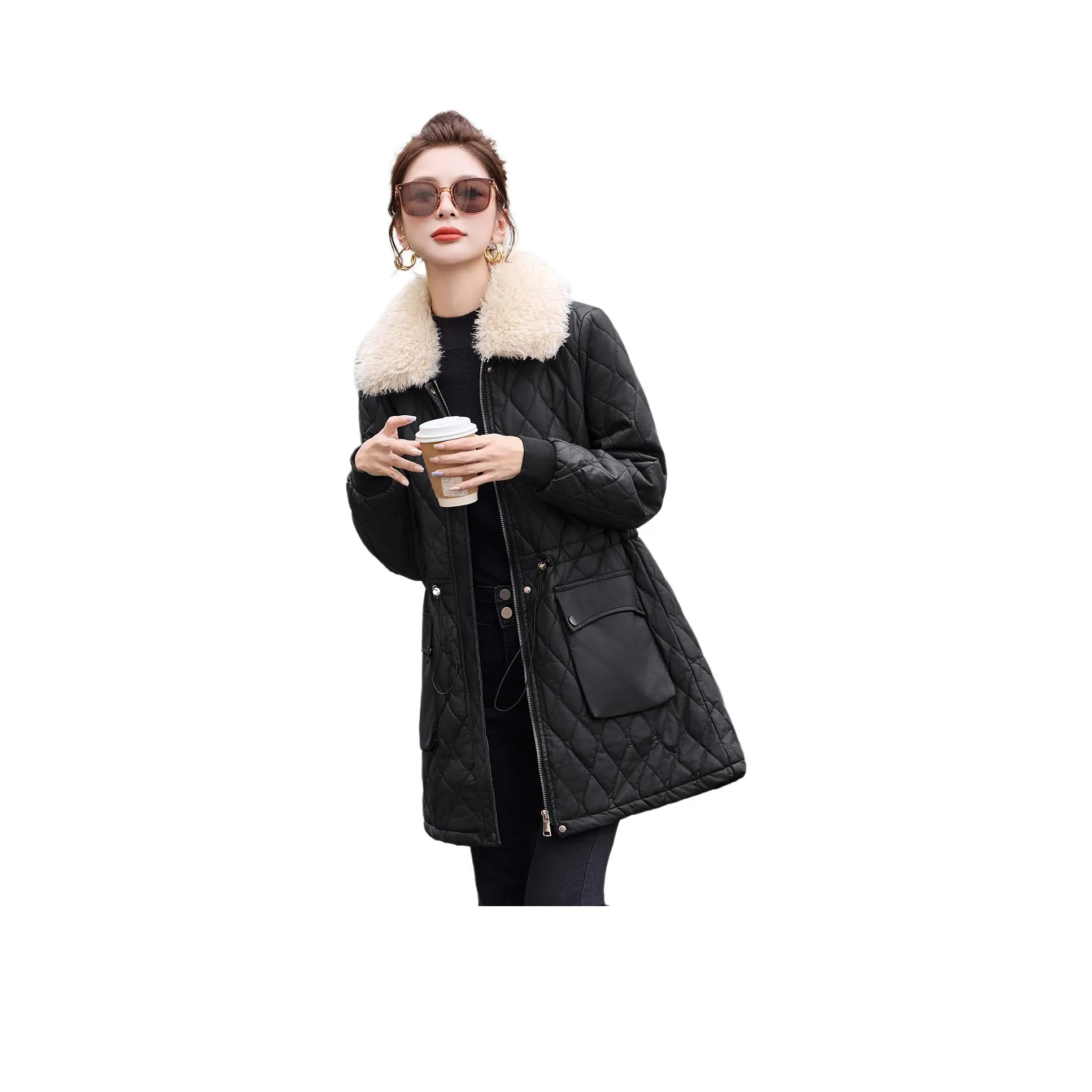 Куртка из кожи Kangaroo женская