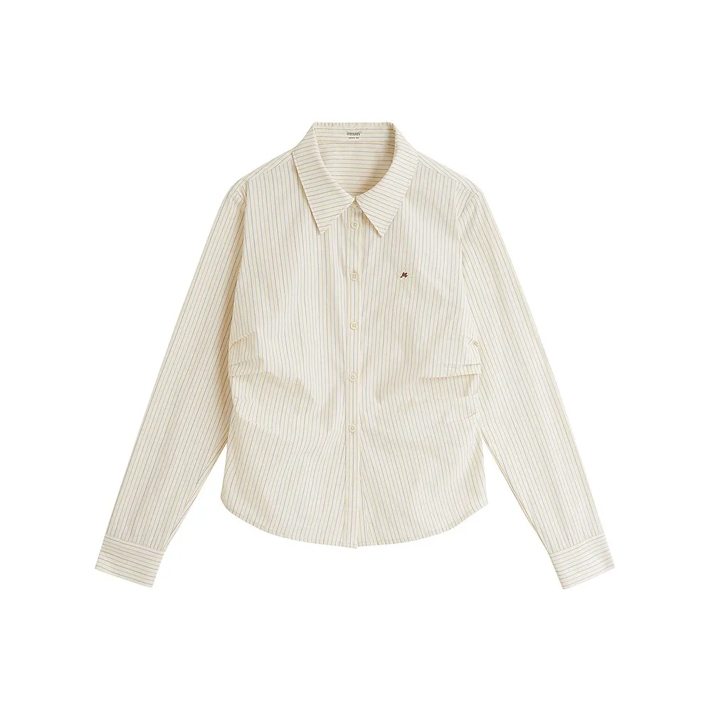 Inman Светло-желтые Женские Рубашки