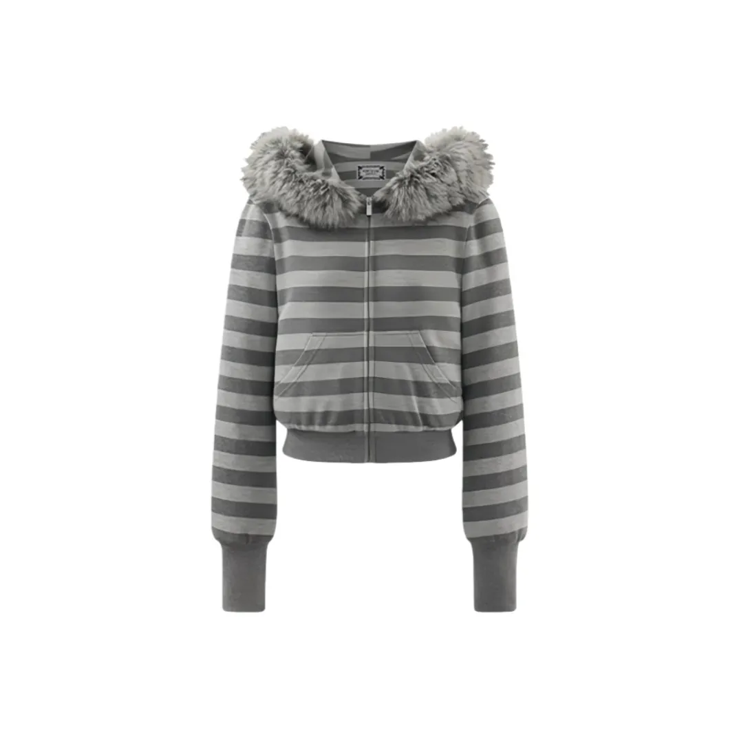 VKXOW Полосатый Топ Женские Свитшоты