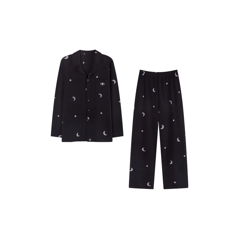 MIIOW Черный мужской комплект пижам