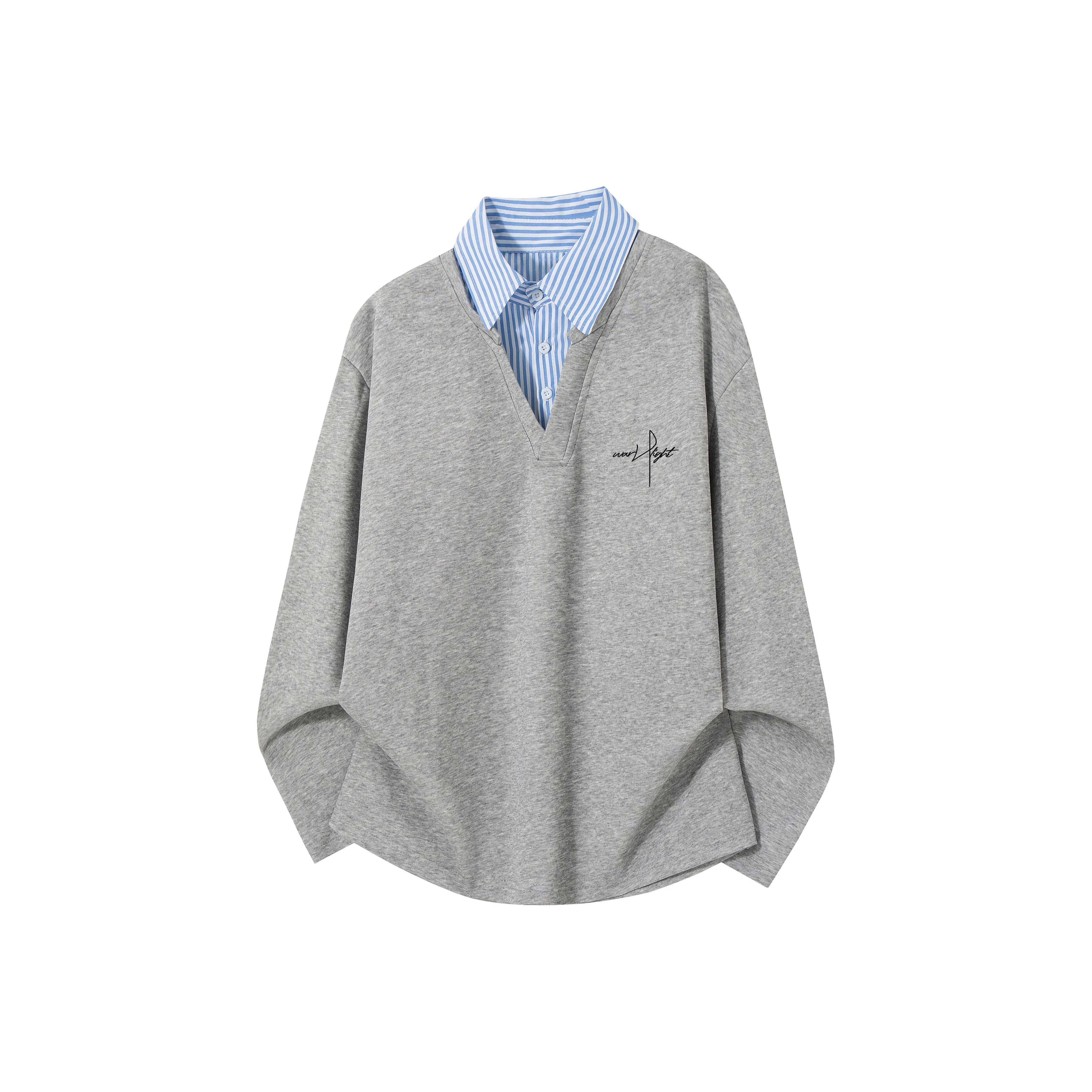 WARNING LIGHT Длинный рукав Т-рубашка Унисекс