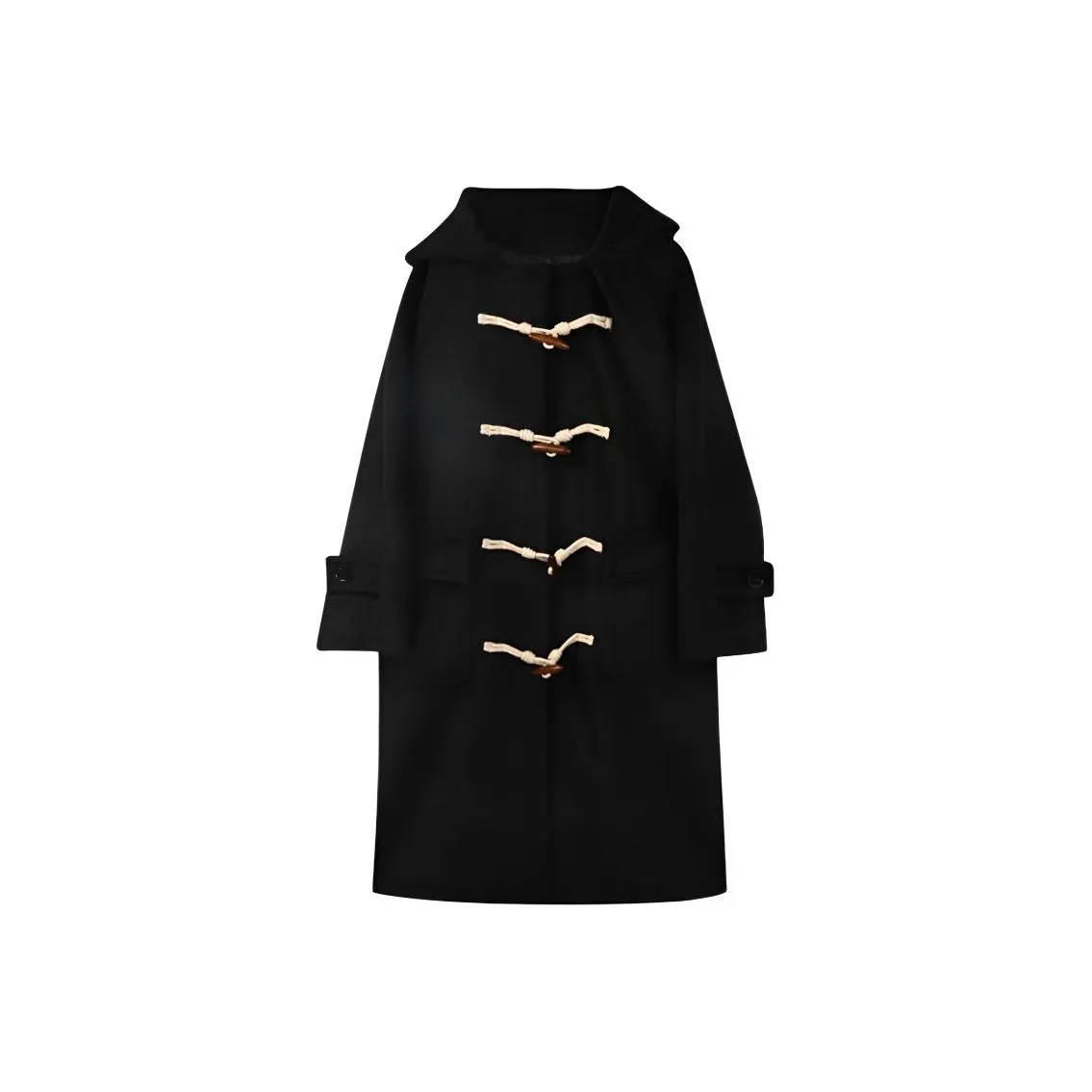 MDEHT Черное Женское Пальто