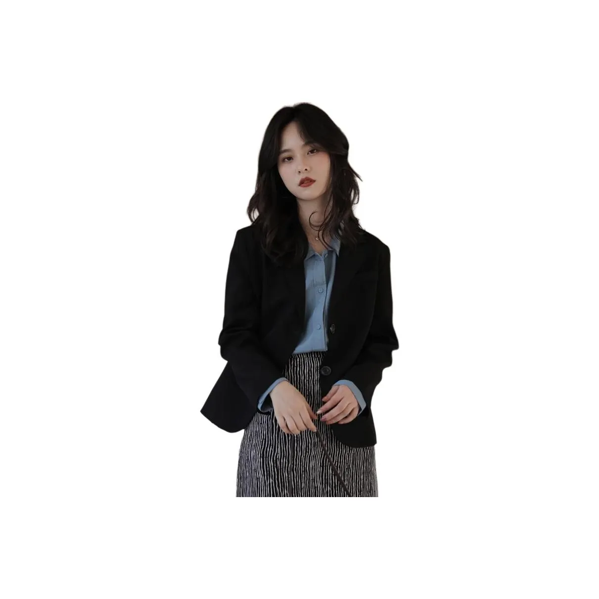 LAKESI Черный Женские Бархатные Куртки