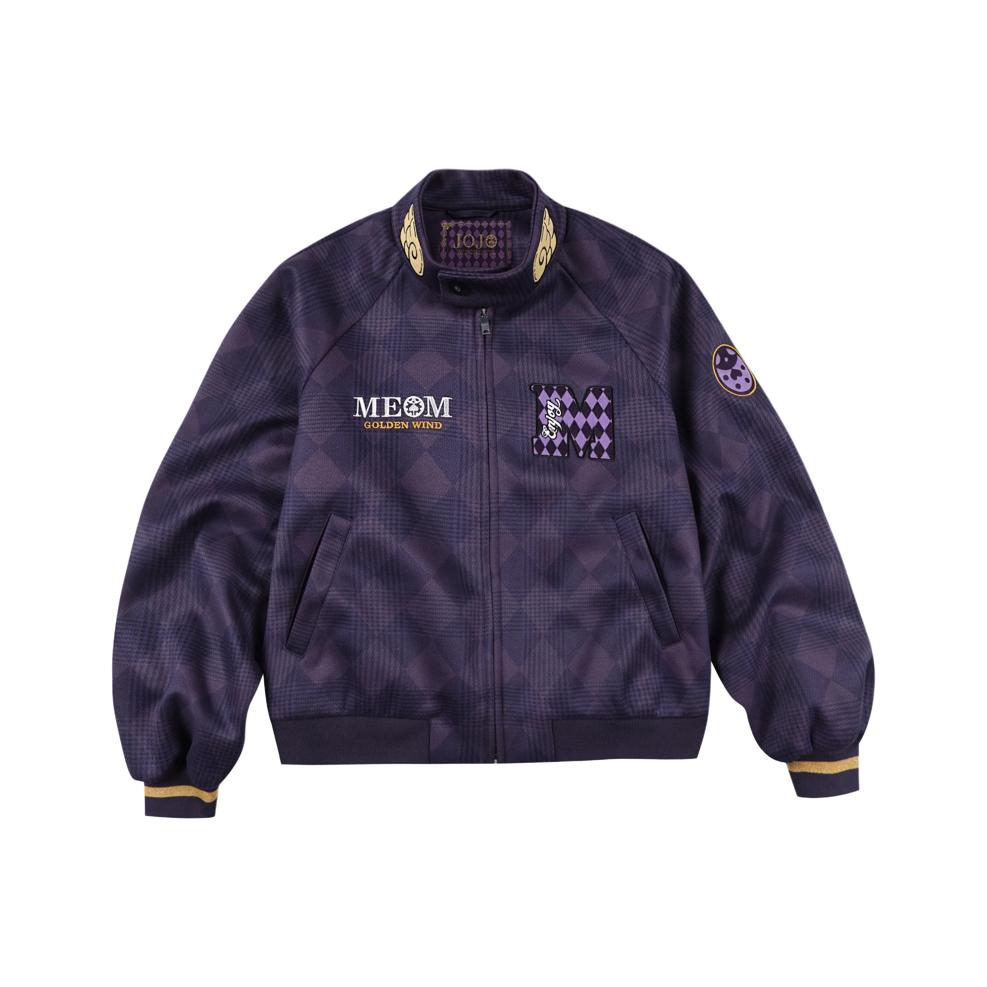 MR.ENJOYDA MONEY JoJo's Bizarre Adventure Collaboration Фиолетовый Унисекс Куртки