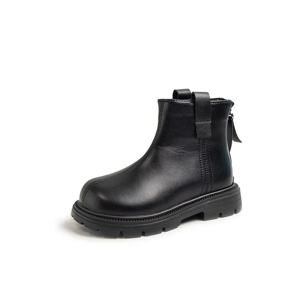 Lv Fielder Детские кожаные сапоги MID Топ Унисекс