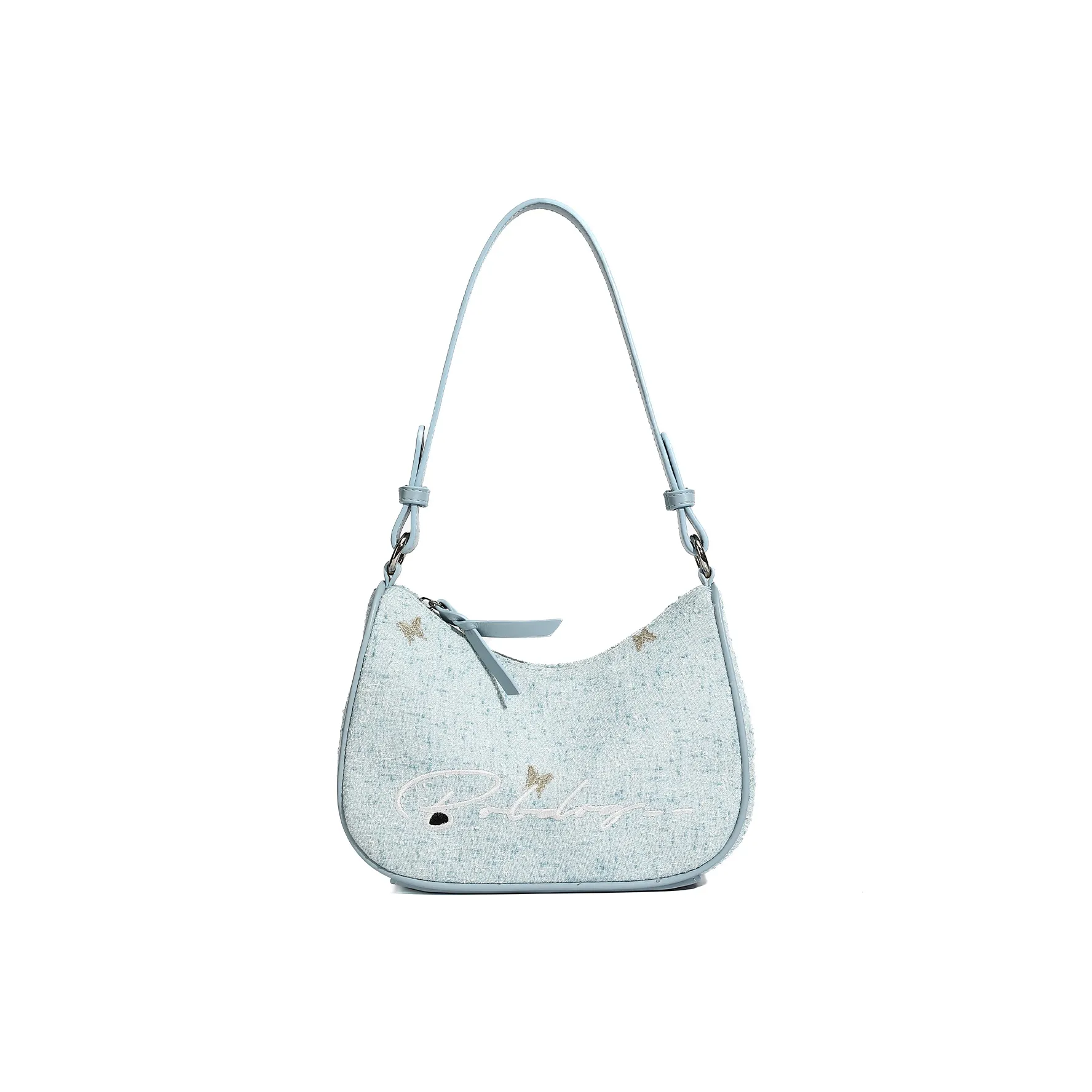 BOBDOG Сумка через плечо ткань маленькая женская бабочка синий бабочка розовый