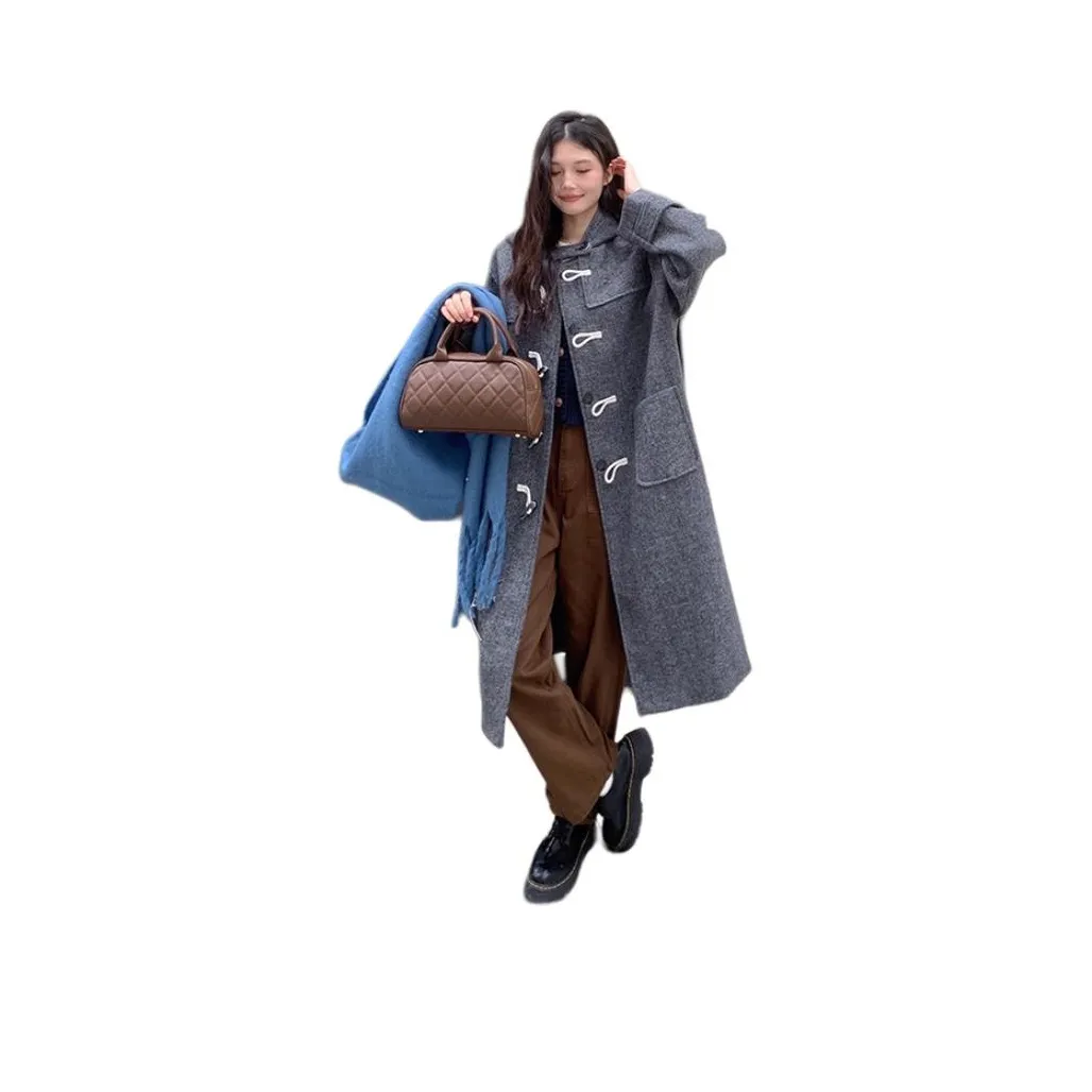 MDEHT Серый Женский Пальто