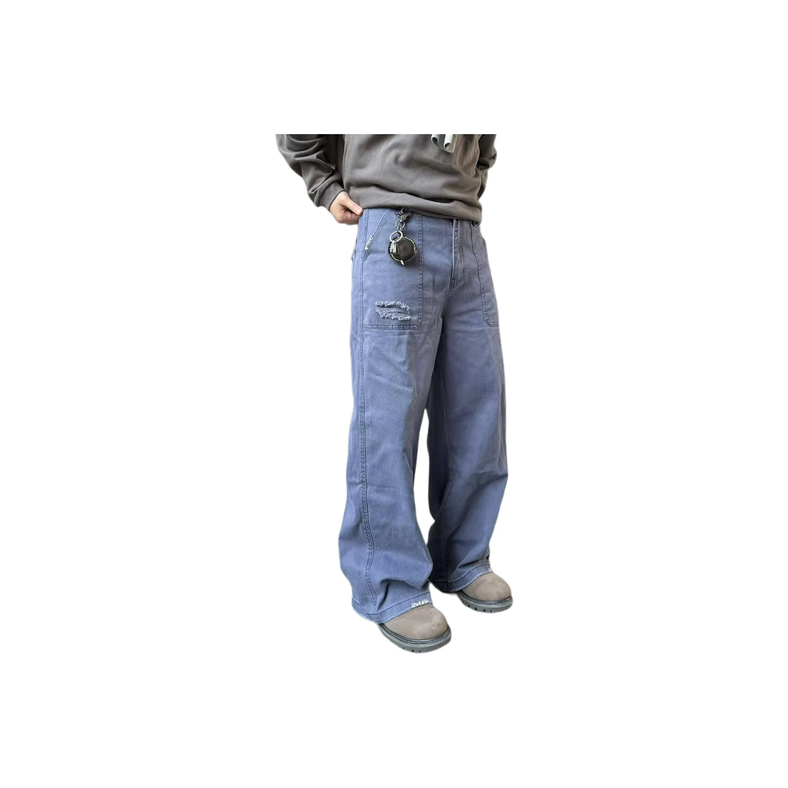 SKBO Синий Унисекс Джинсы