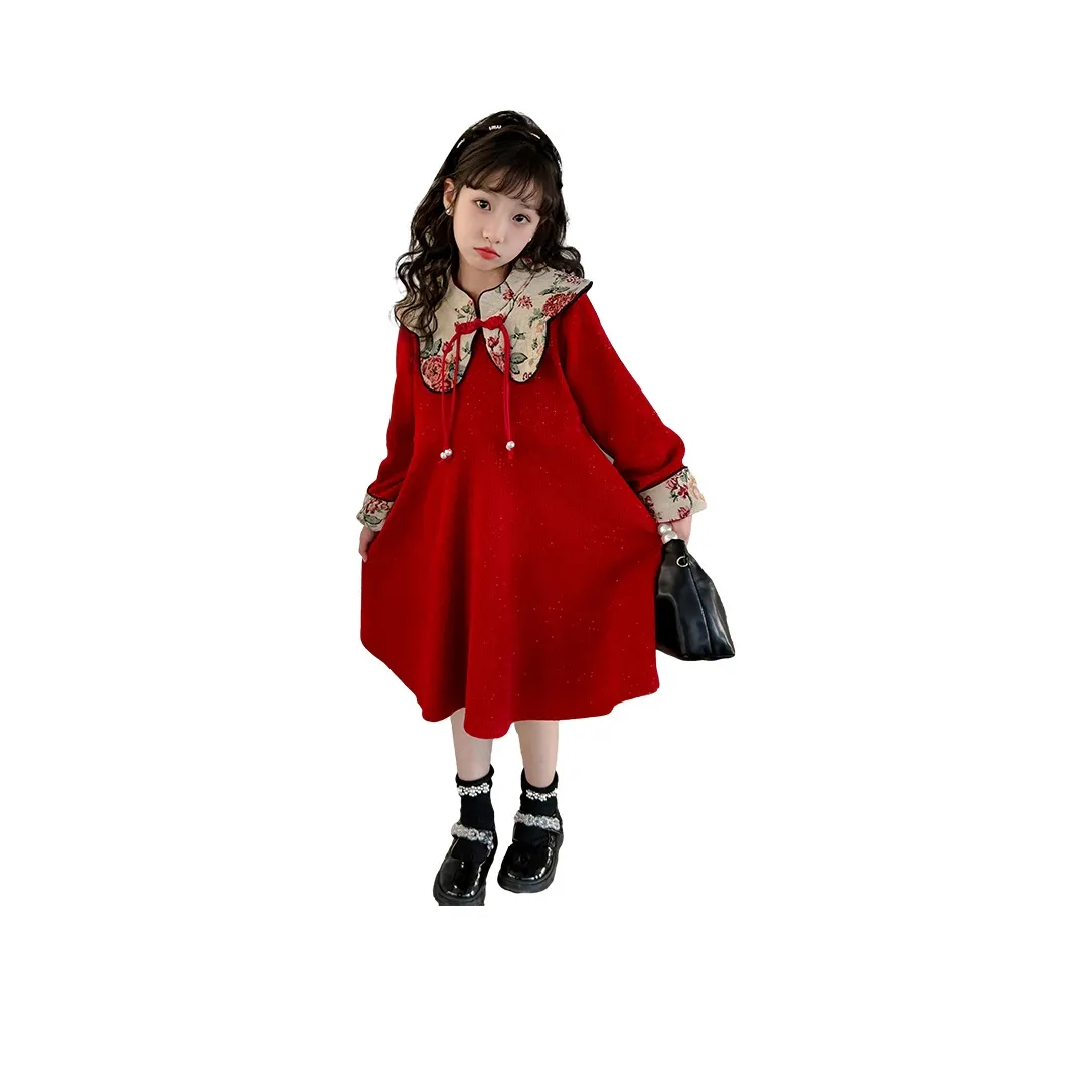 ABDT Red Kids Dresses ABDT Красные Детские Платья