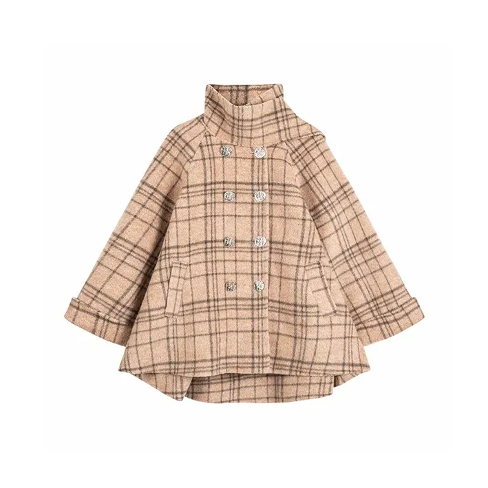 TIBINB Винтажный кофе Высокое качество Женское пальто