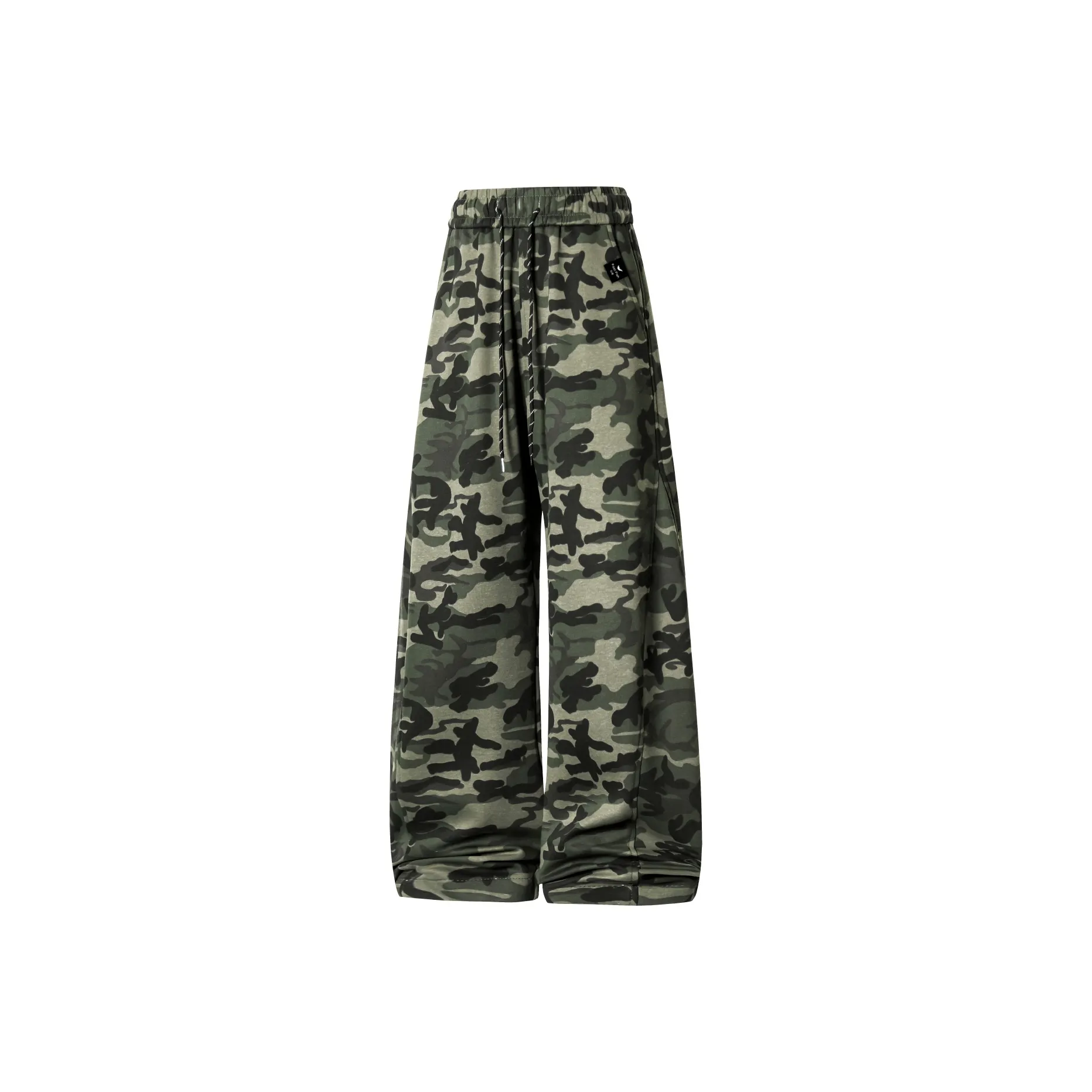 FASTFISH Зеленый камуфляж Унисекс Повседневные брюки