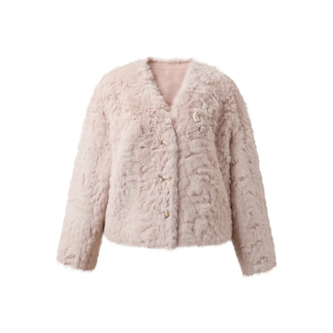 3COLOUR Коричневый Розовый Женский Мех