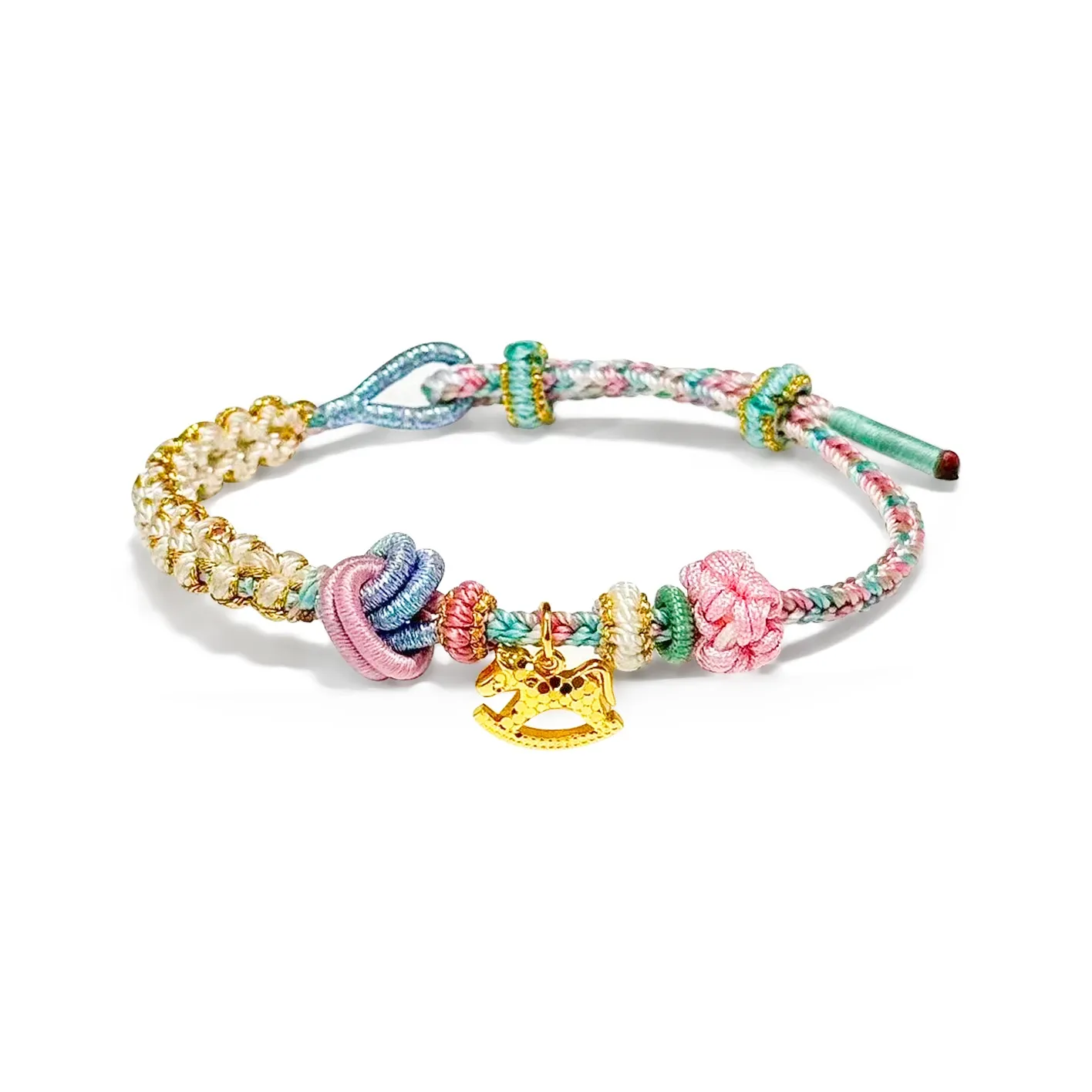 PUTUOSHANWENCHUANG Медный браслет с шнурками унисекс