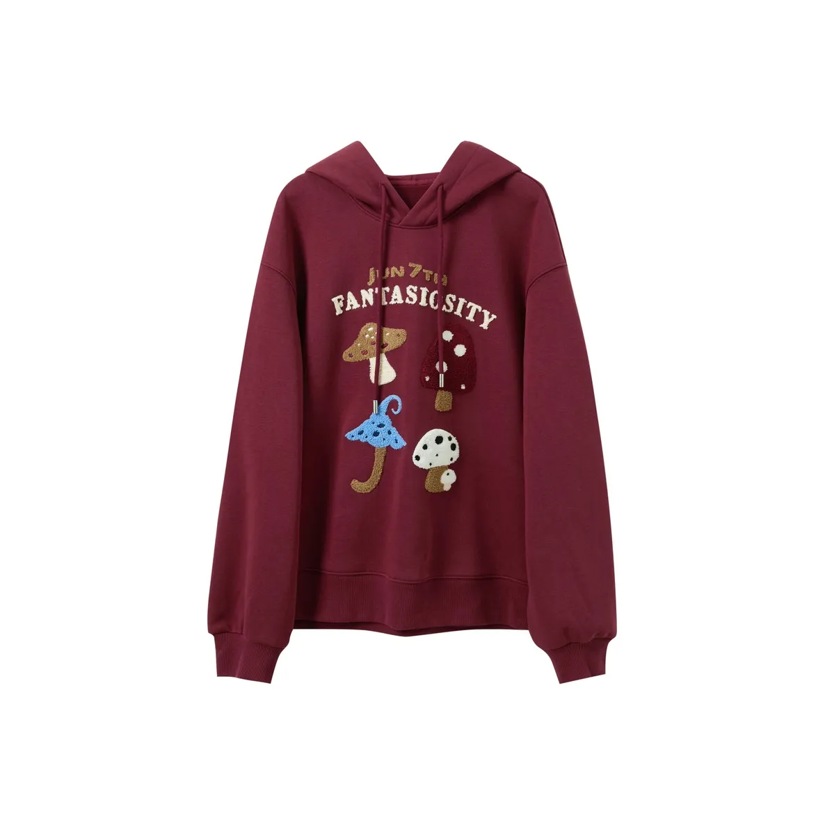 3COLOUR Вишневый Красный Женский Свитшот