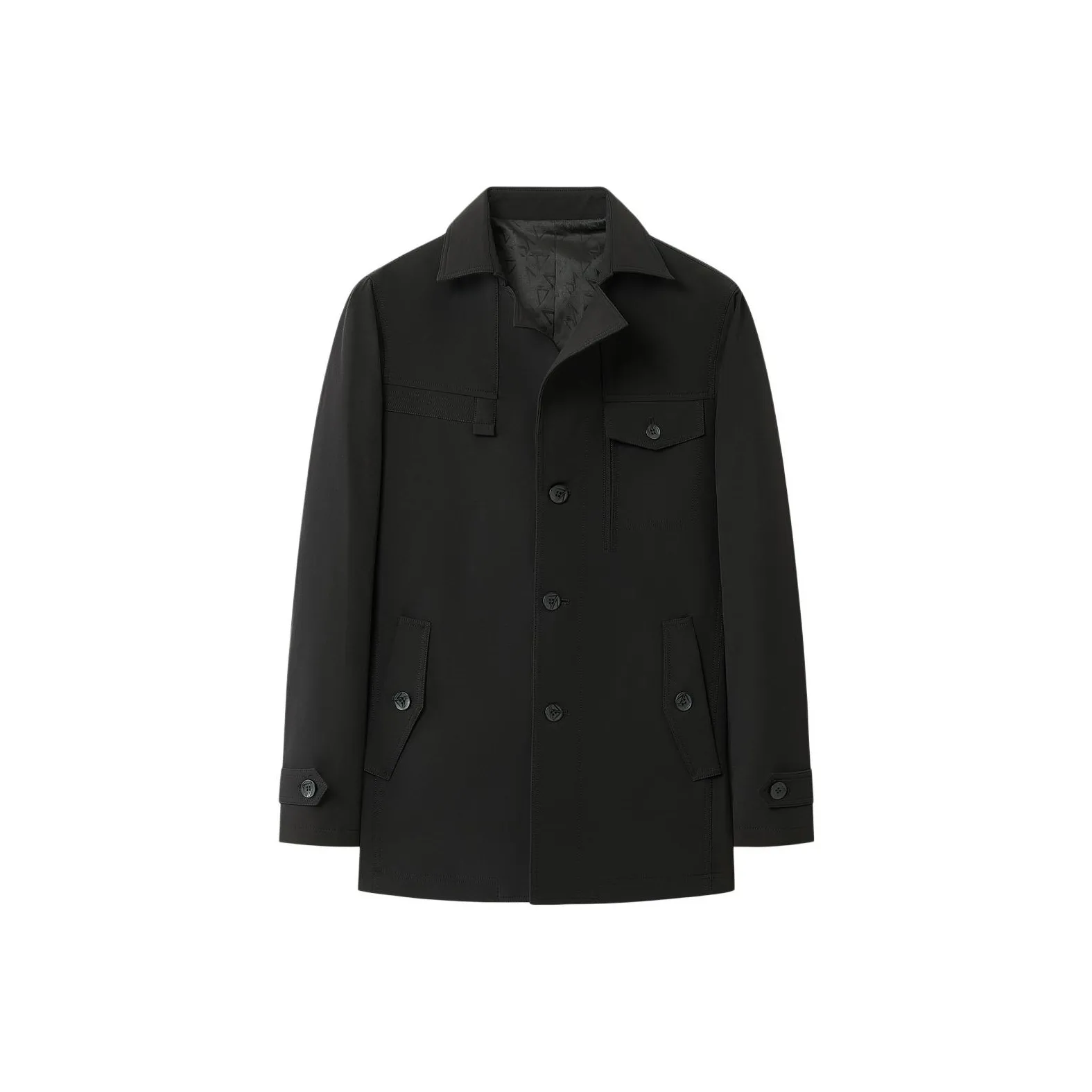 EDENBO Черный Мужской Тренч