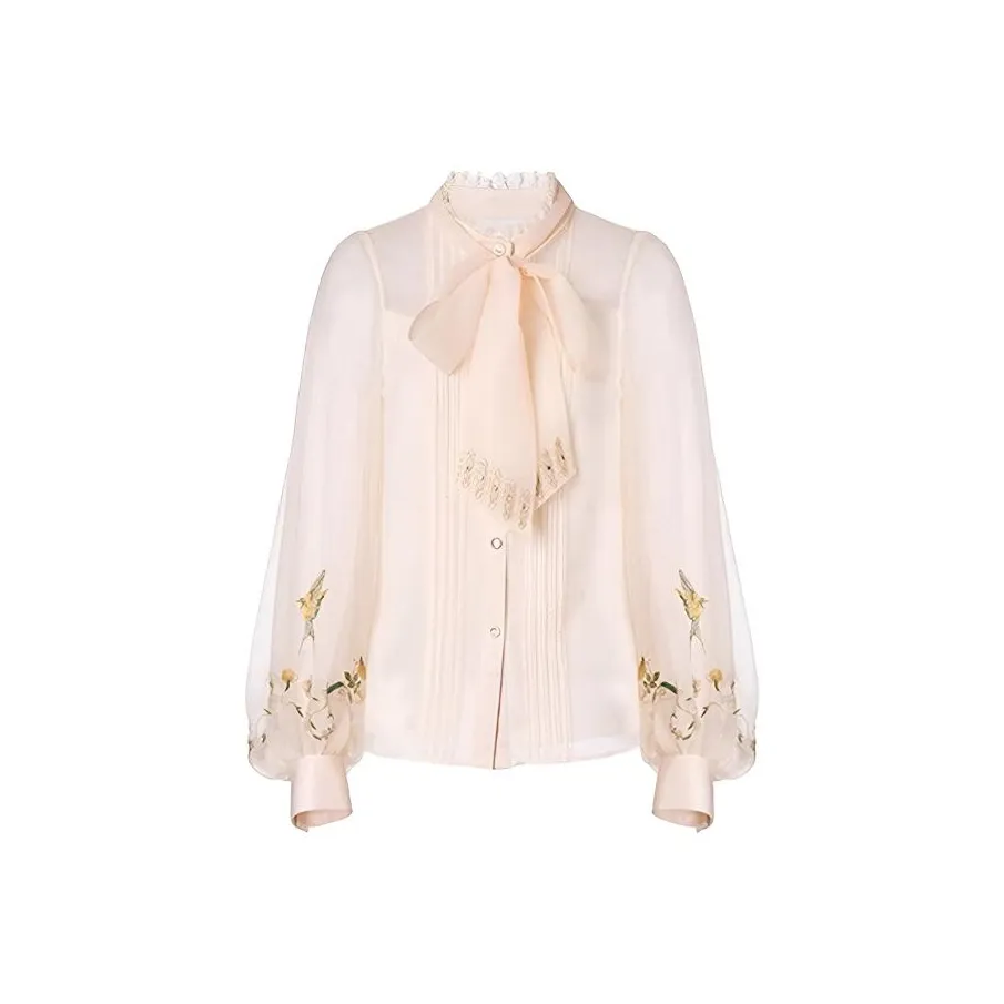 Leather Cat Розовый Женские Рубашки