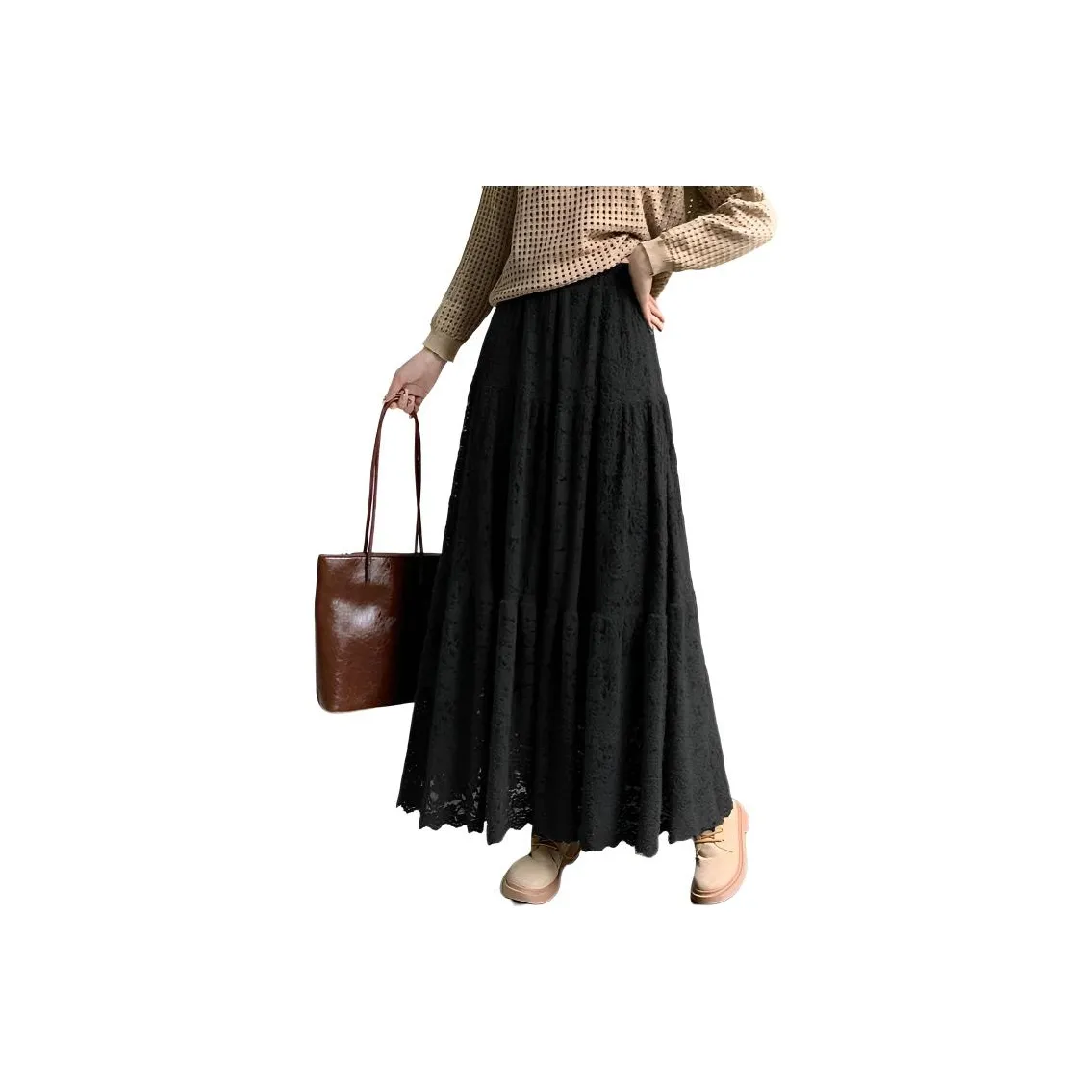 SNZX Женские Повседневные Длинные Юбки