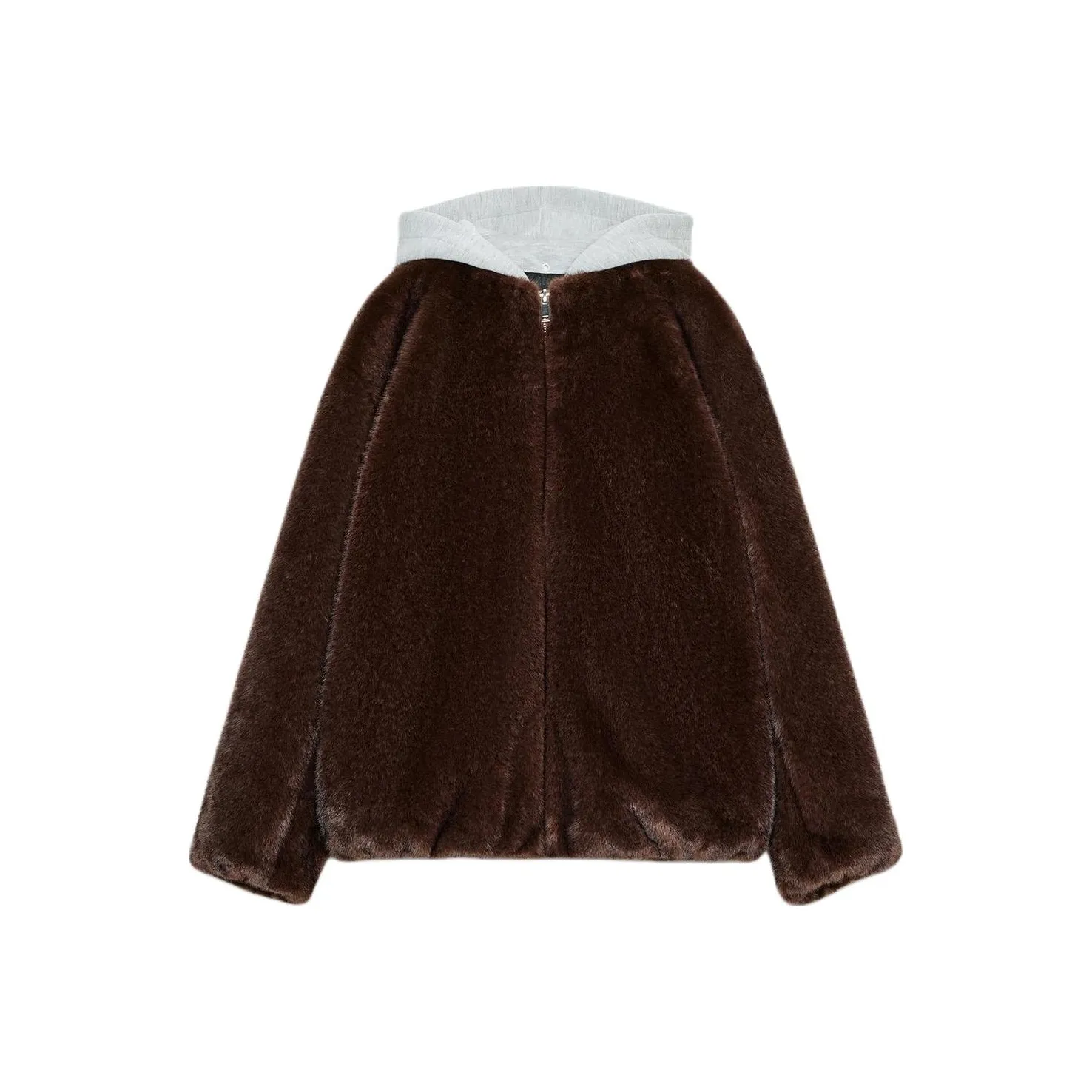 ZARA Коричневый Женские Бархатные Куртки