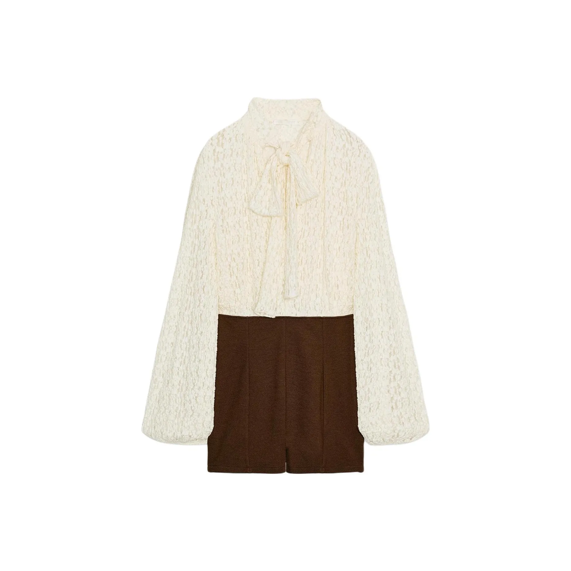 ZARA Телесный Коричневый Женские Комбинезоны