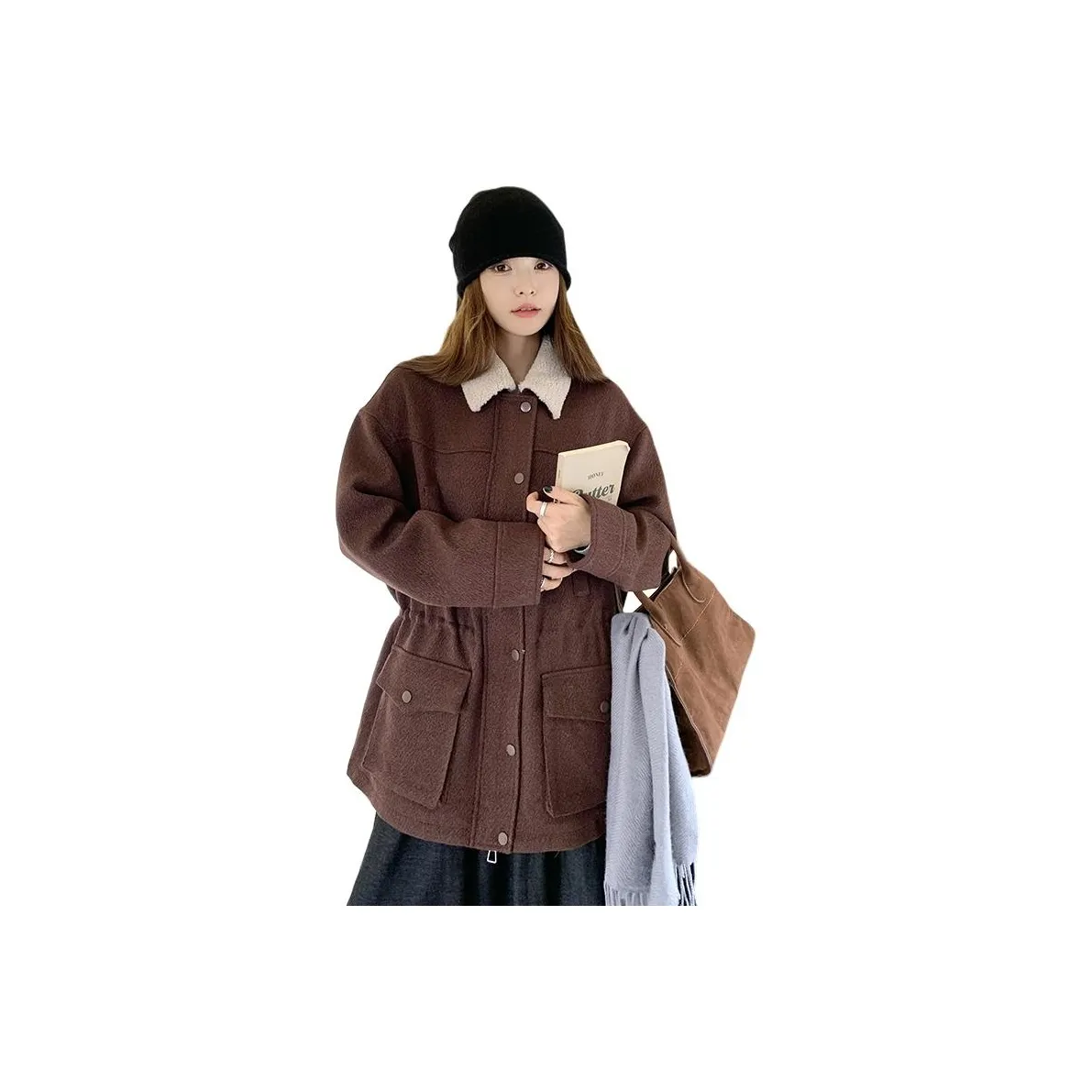 MEXICAN Бархат Feel Пальто Женское