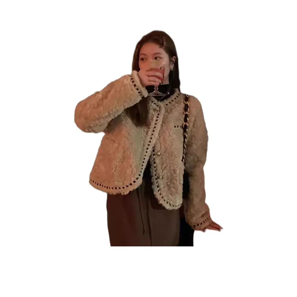 GUOZHEN Вельвет Feel Пальто Женское