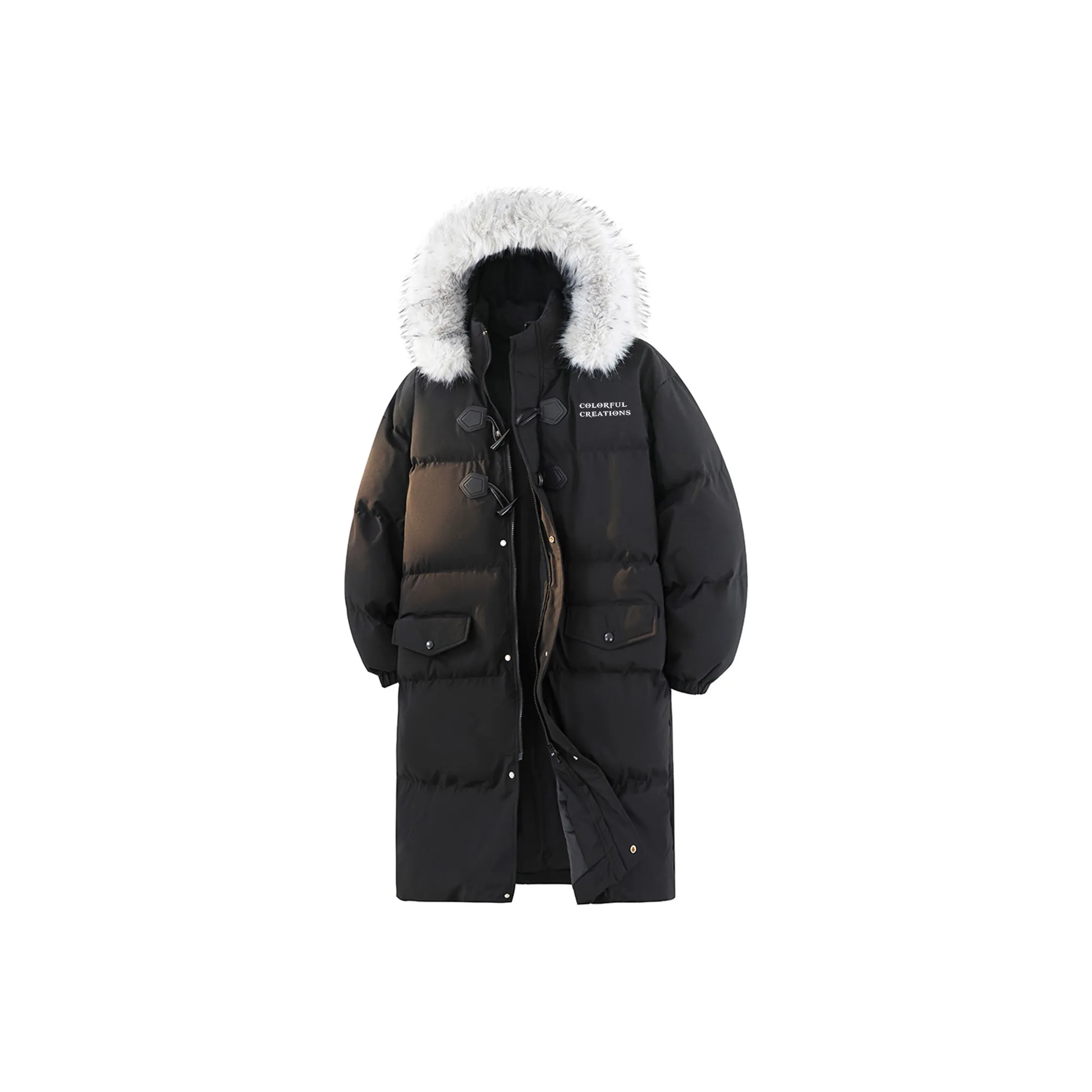 Colorful Creations Хлопковый пуховик унисекс