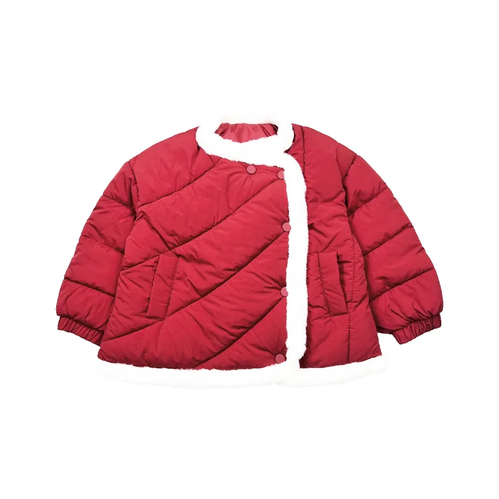 RHOBESAM Модный стиль 312 Китайский стиль Пуховая куртка Красный Год Платье Стиль Красный Kids Утеплённые куртки