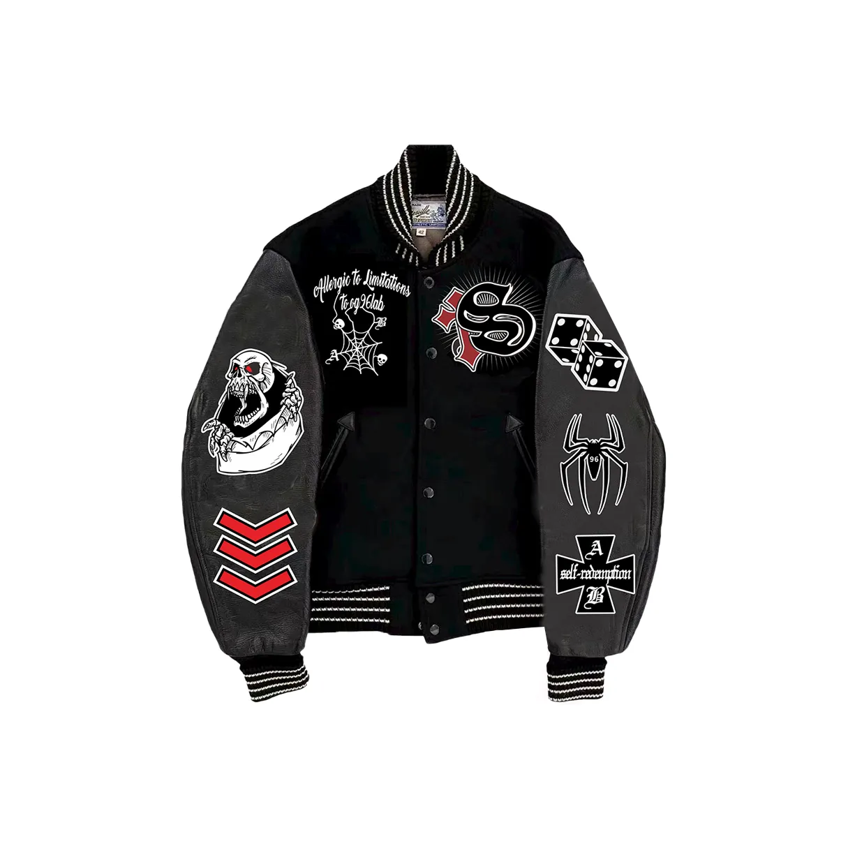 OG96 LAB Бейсбольная куртка Унисекс