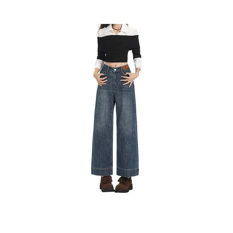 7 SEVFUN Винтажный синий Ankle Длина (размер в длину) Женские Джинсы