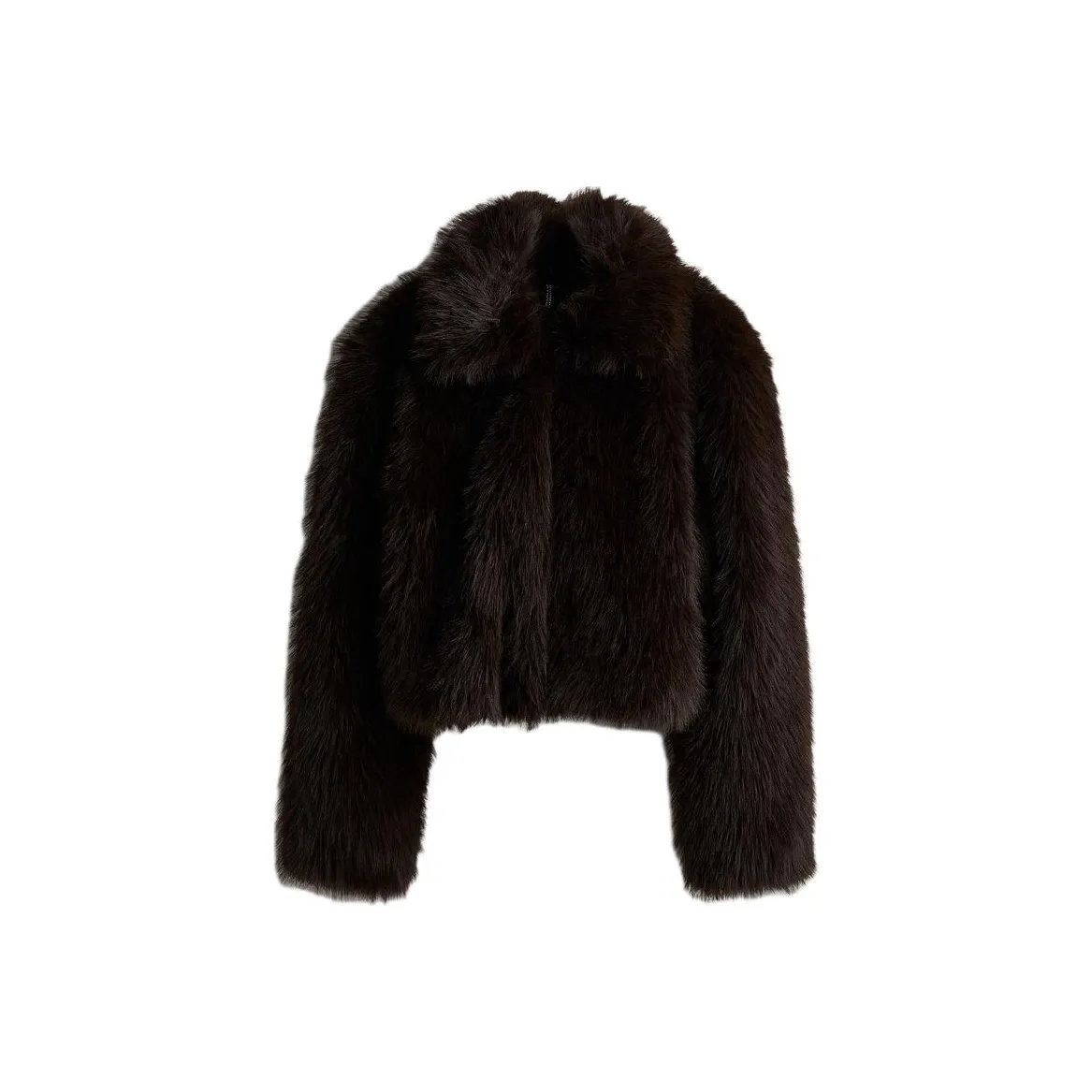 H M Темно-коричневые женские бархатные куртки