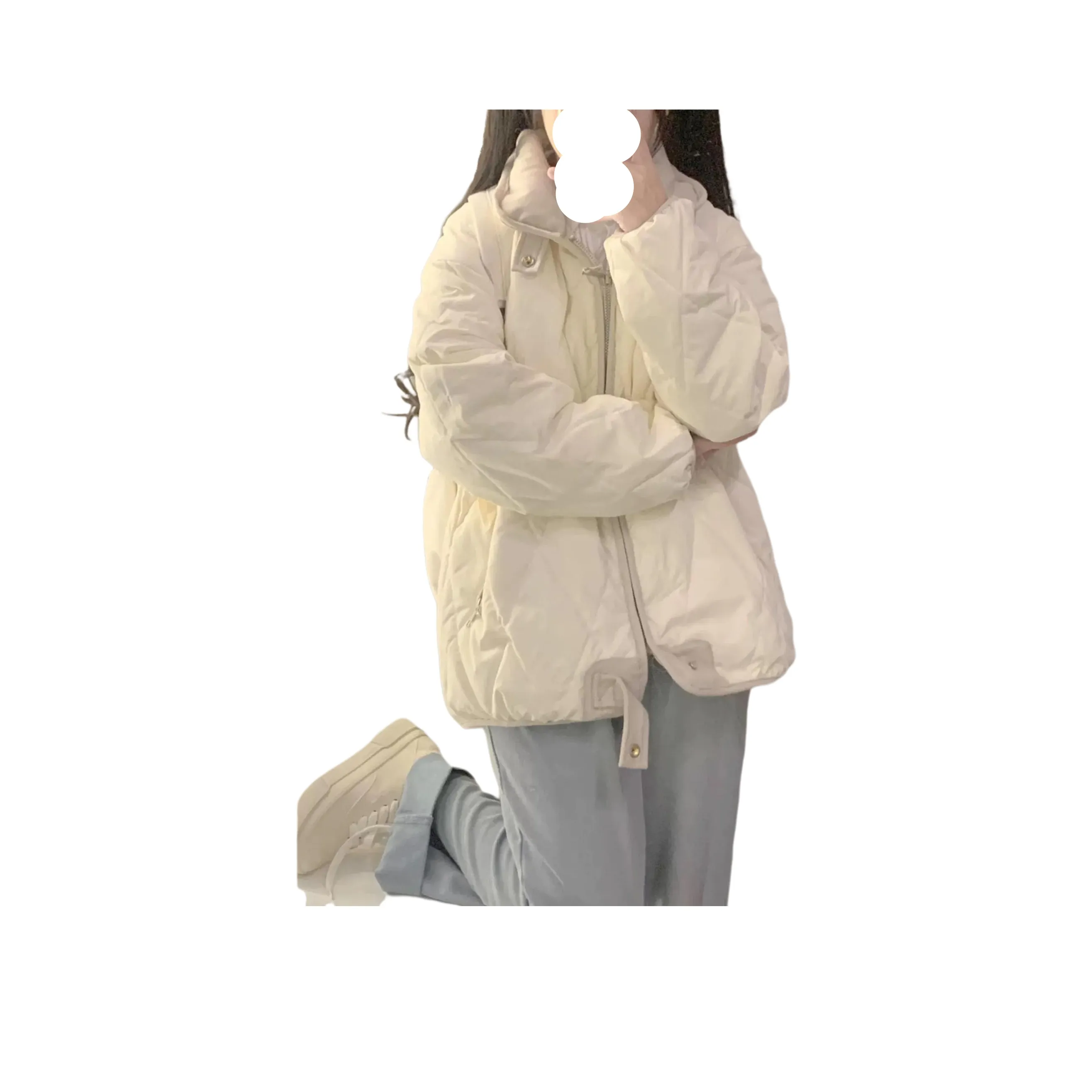 Mu Qingqing Хлопковый пуховик женский